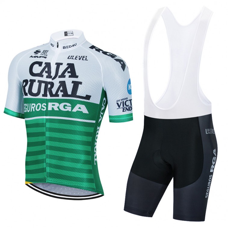 Ensemble cuissard vélo et maillot cyclisme équipe pro CAJA RURAL Seguros RGA 2022 Aero Mesh