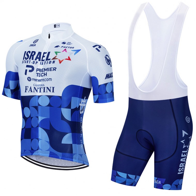 Ensemble cuissard vélo et maillot cyclisme équipe pro ISRAEL-Premier Tech 2022 Aero Mesh