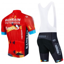 Ensemble cuissard vélo et maillot cyclisme équipe pro BAHRAIN Victorious 2022 Aero Mesh