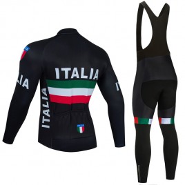 Ensemble cuissard vélo et maillot cyclisme hiver pro ITALIA 2022