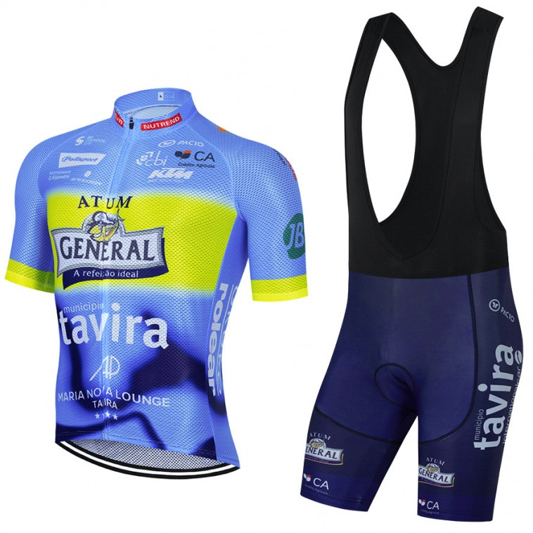 Ensemble cuissard vélo et maillot cyclisme équipe pro TAVIRA 2022 Aero Mesh