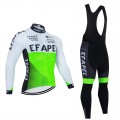 Ensemble cuissard vélo et maillot cyclisme hiver pro EFAPEL 2022