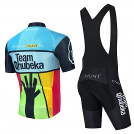 Ensemble cuissard vélo et maillot cyclisme équipe pro QHUBEKA 2022 Aero Mesh