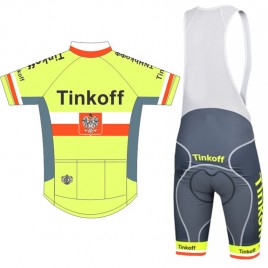 Ensemble cuissard vélo et maillot cyclisme équipe pro Tinkoff La Datcha