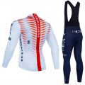 Ensemble cuissard vélo et maillot cyclisme hiver pro INEOS Grenadiers édition limitée blanche 2022