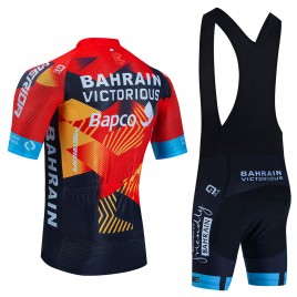 Ensemble cuissard vélo et maillot cyclisme équipe pro BAHRAIN Victorious 2023 Aero Mesh