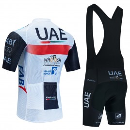 Ensemble cuissard vélo et maillot cyclisme équipe pro UAE EMIRATES 2023 Aero Mesh