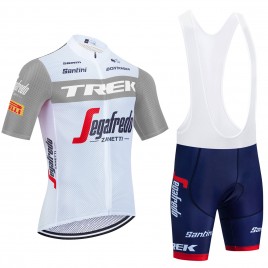 Ensemble cuissard vélo et maillot cyclisme équipe pro TREK Segafredo 2023 Aero Mesh gris