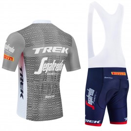 Ensemble cuissard vélo et maillot cyclisme équipe pro TREK Segafredo 2023 Aero Mesh gris