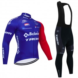 Ensemble cuissard vélo et maillot cyclisme hiver pro BALOISE TREK 2023