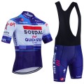 Ensemble cuissard vélo et maillot cyclisme équipe pro SOUDAL QUICKSTEP 2023 Aero Mesh