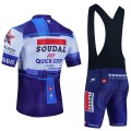 Ensemble cuissard vélo et maillot cyclisme équipe pro SOUDAL QUICKSTEP 2023 Aero Mesh