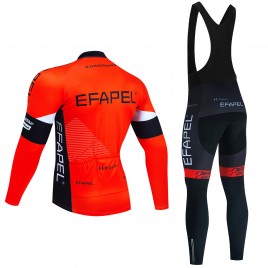 Ensemble cuissard vélo et maillot cyclisme hiver pro EFAPEL 2023