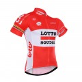 Ensemble cuissard vélo et maillot cyclisme équipe pro Lotto Soudal