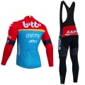 Ensemble cuissard vélo et maillot cyclisme hiver pro LOTTO Dstny 2023