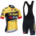 Ensemble cuissard vélo et maillot cyclisme équipe pro JUMBO Visma 2023 Aero Mesh