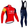 Ensemble cuissard vélo et maillot cyclisme hiver pro INEOS Grenadier 2023