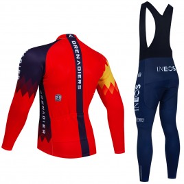 Ensemble cuissard vélo et maillot cyclisme hiver pro INEOS Grenadier 2023