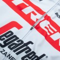 Ensemble cuissard vélo et maillot cyclisme hiver pro TREK Segafredo 2023 blanc